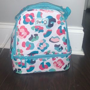 Swig zippo lunch bag in party animal print